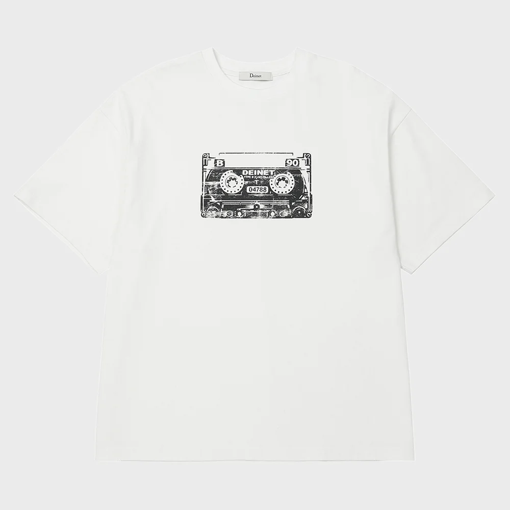 TAPE T-SHIRT IN WHITE