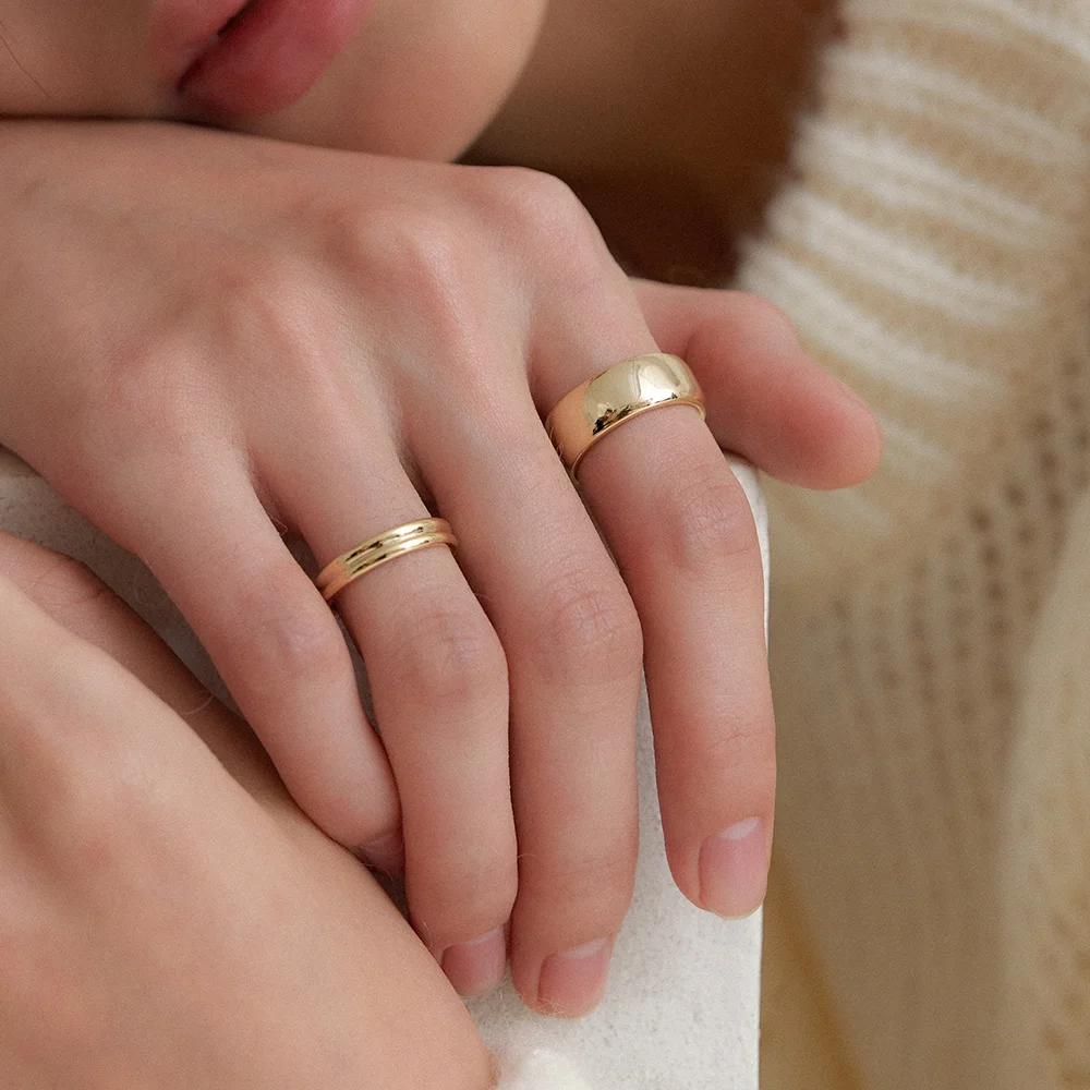 BOLD MELTING RING_2COLOR JR004