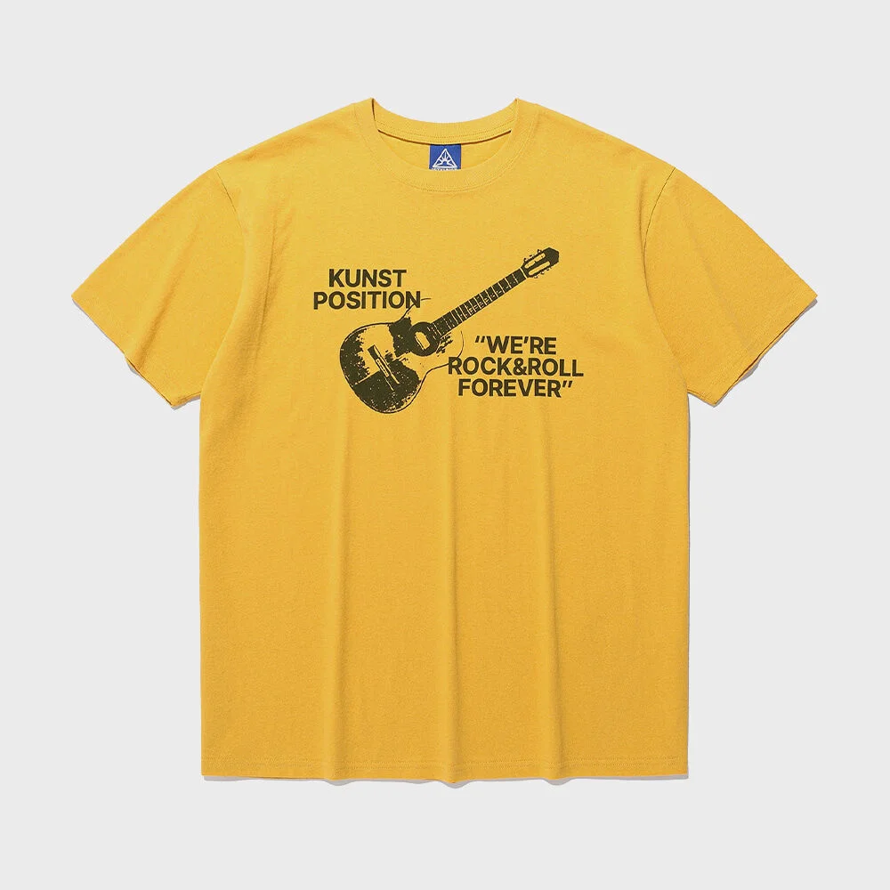 ROCK&ROLL TEE_YELLOW(IK2FMMT507A)