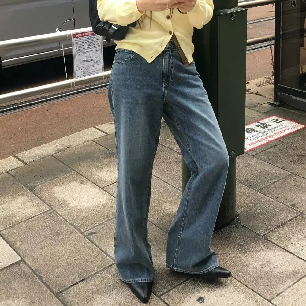 靴型 牛仔 褲子 (藍色) LAPDX26200BUX
