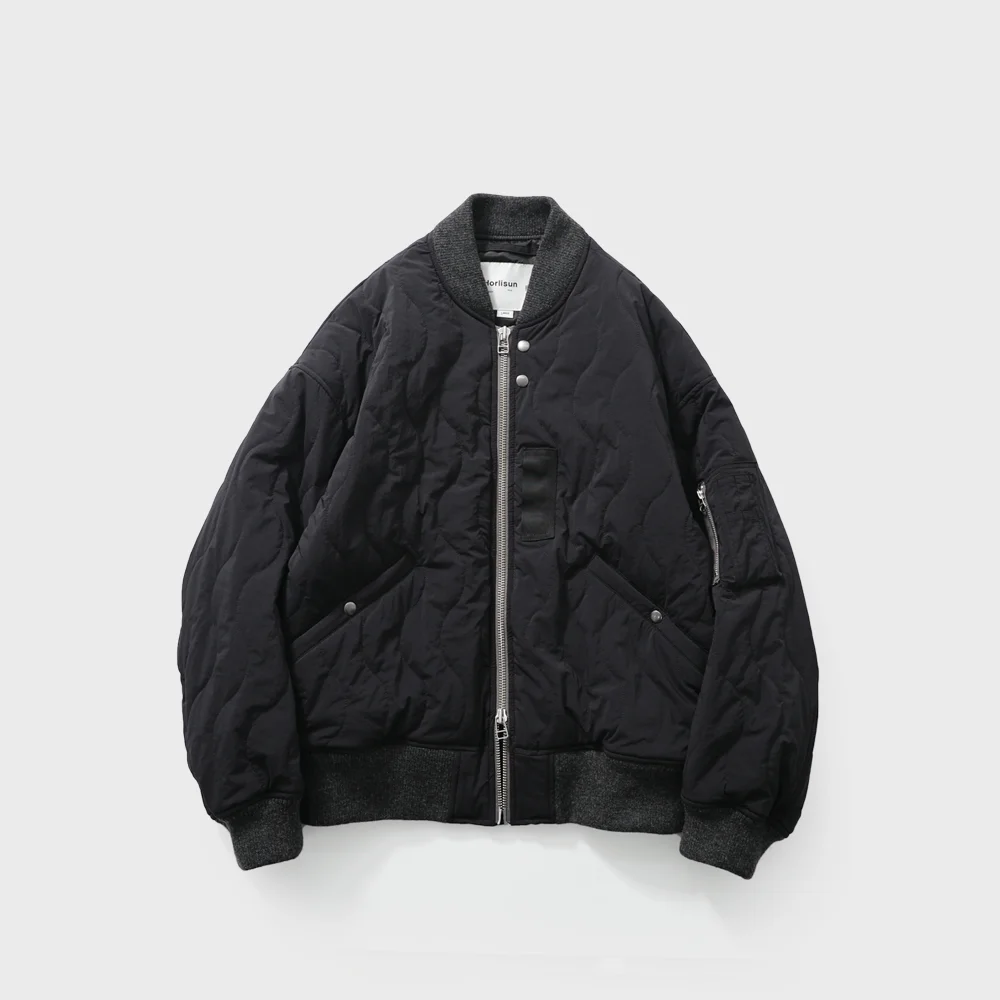 Airborne Nylon Padding Jacket Black