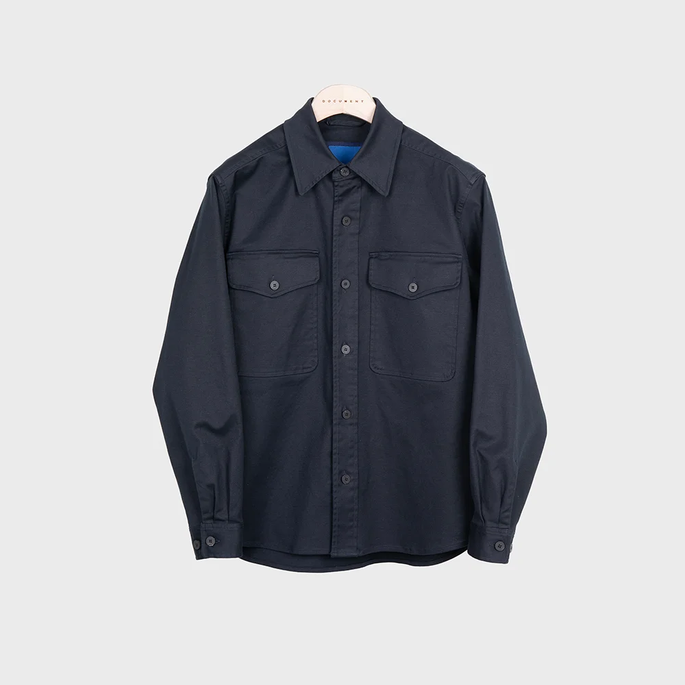 REVERSE SATIN CPO SHIRT