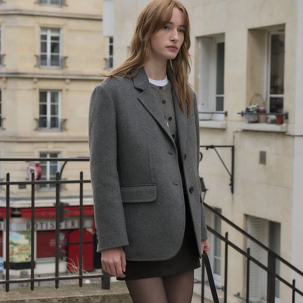 Eileen 羊毛 手工製 外套 / AILEEN WOOL HANDMADE JACKET_3colors