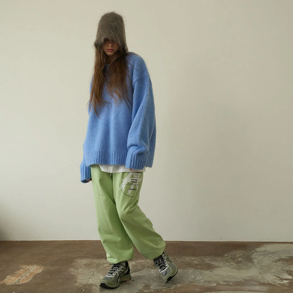Scrawl Jogger Pants / Mint