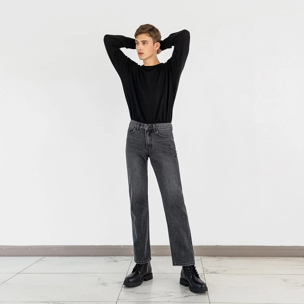 Greyish jeans