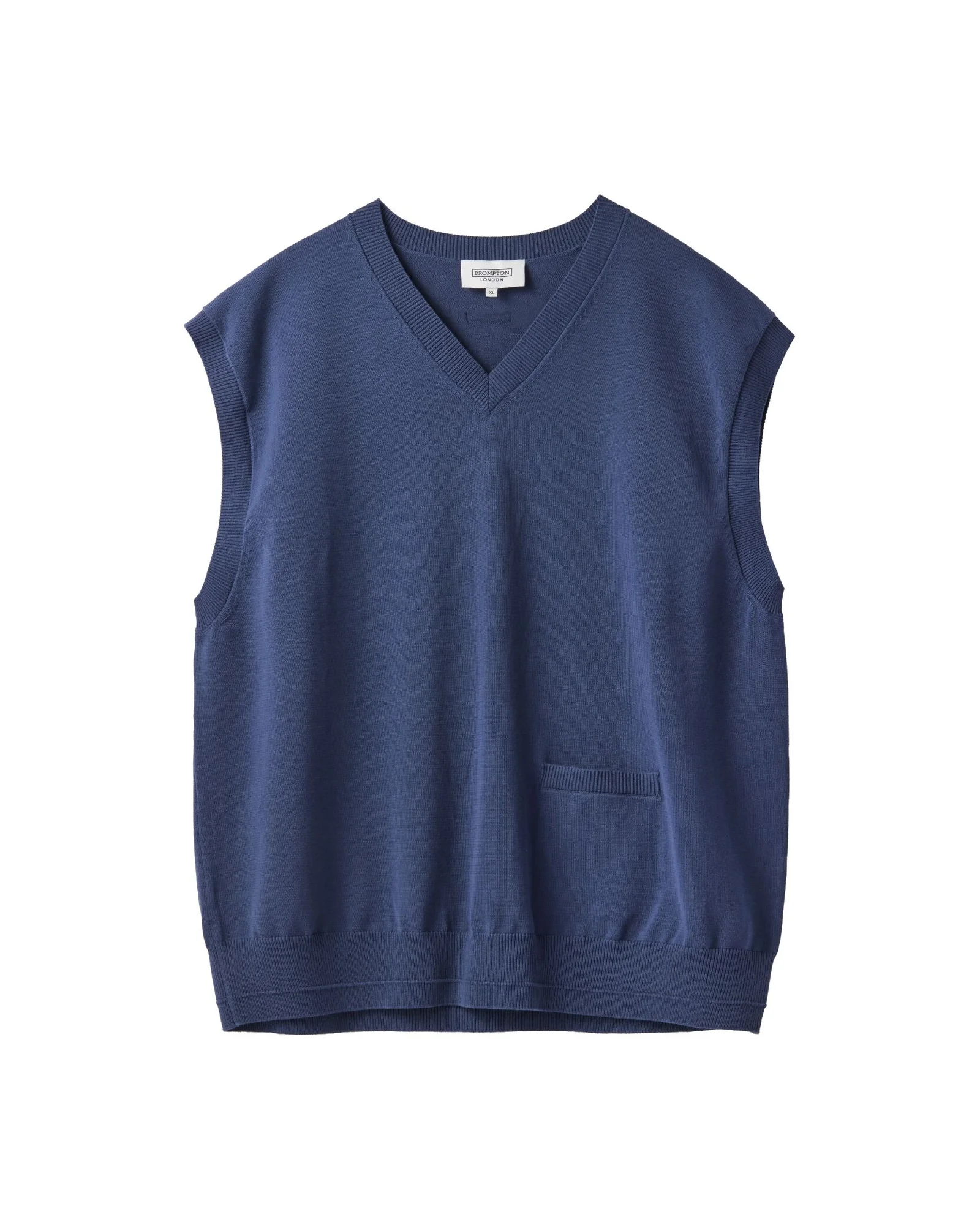 BASIC KNIT VEST - NAVY (P242MKT517)