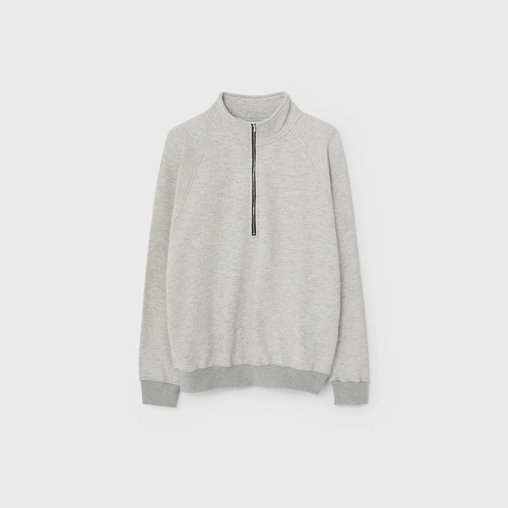SOFT HALF ZIP-UP (GREY)