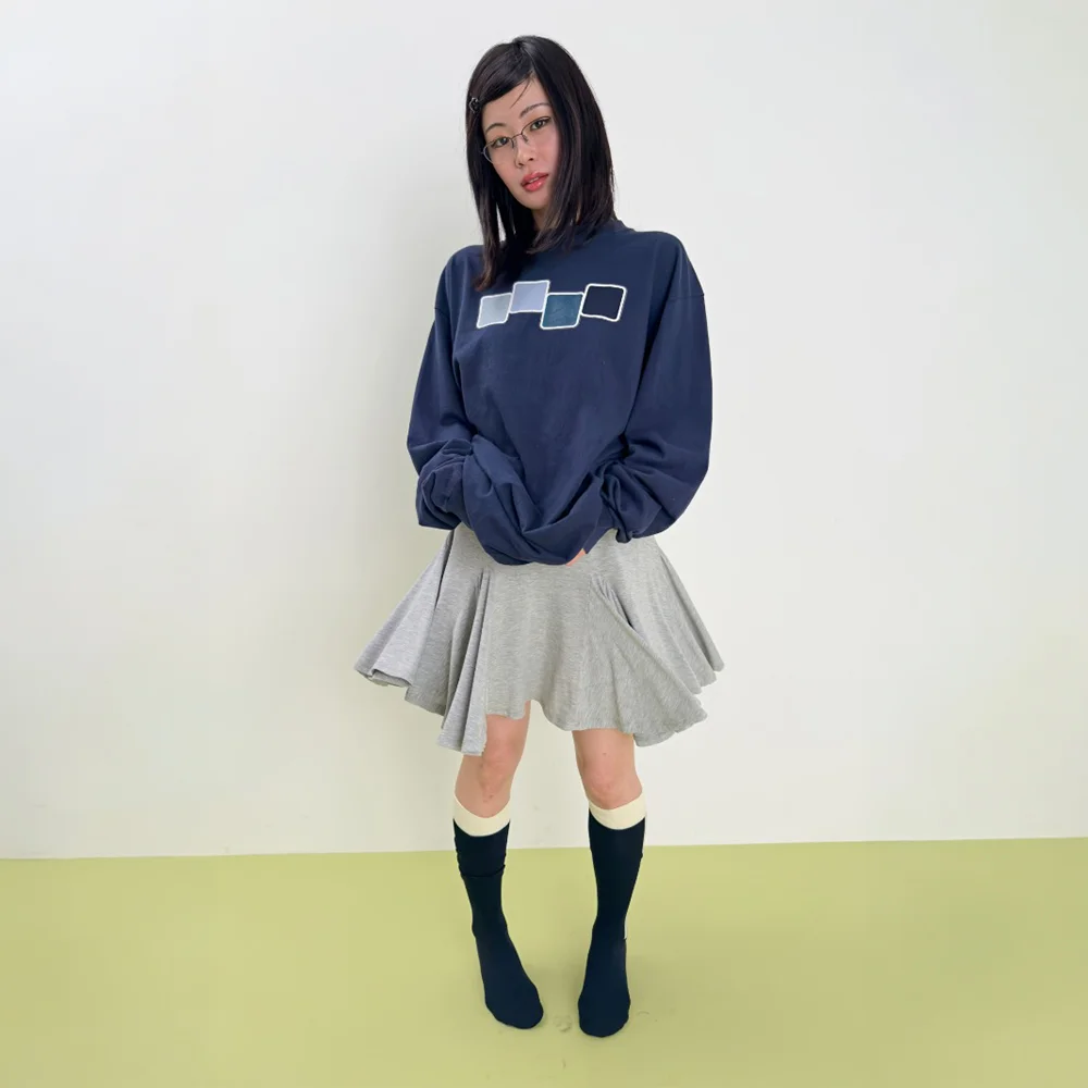 Drift Skirt (Melange gray)