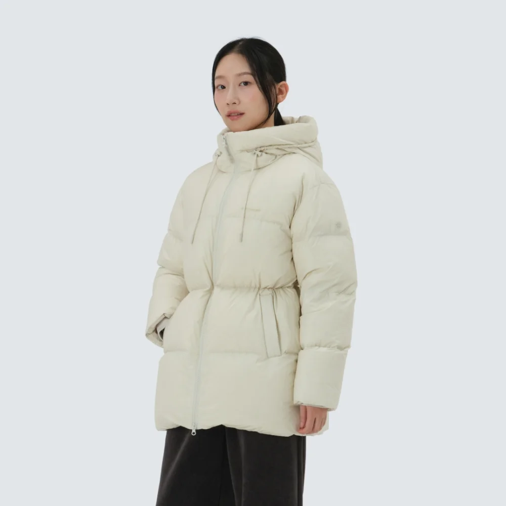 Puppina 女裝 中長款 厚重 Down 外套 Sand Beige (S25WWFDJ23)