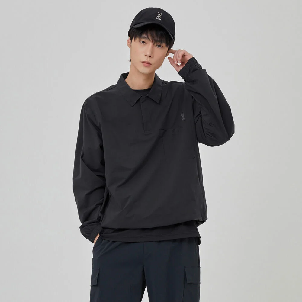 Miro 長袖 風褸 男士(BLACK)