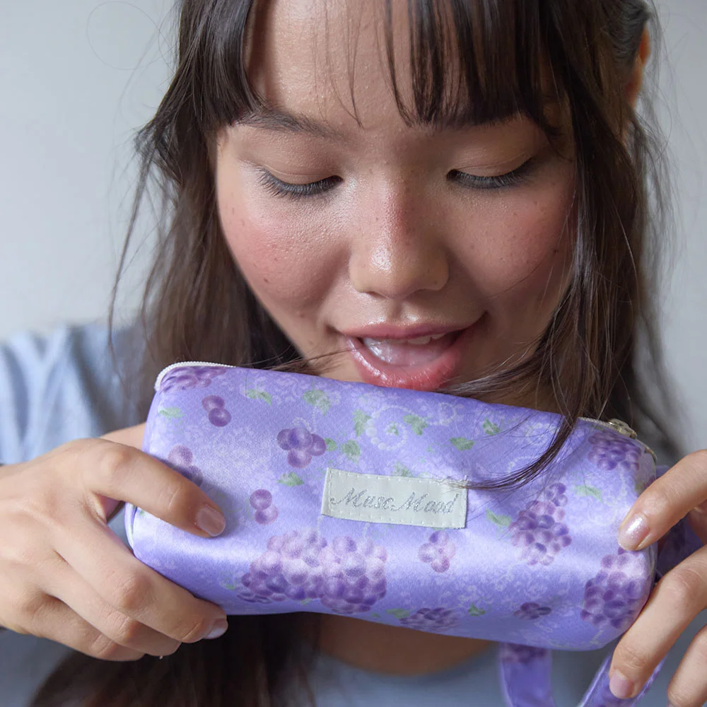 Grape Pearl Roll Charm Pouch (鑰匙圈收納袋)