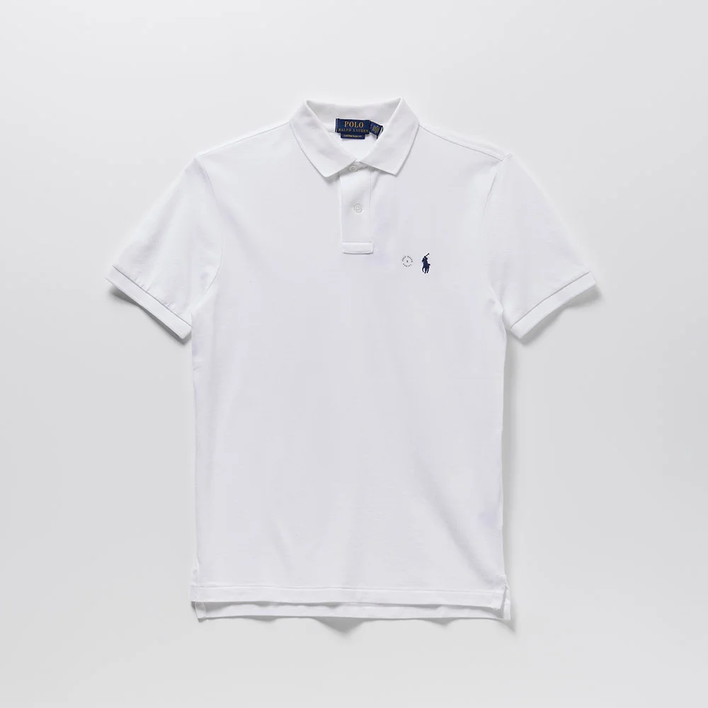 訂製 修身版型 Polo 襯衫 (WHITE)