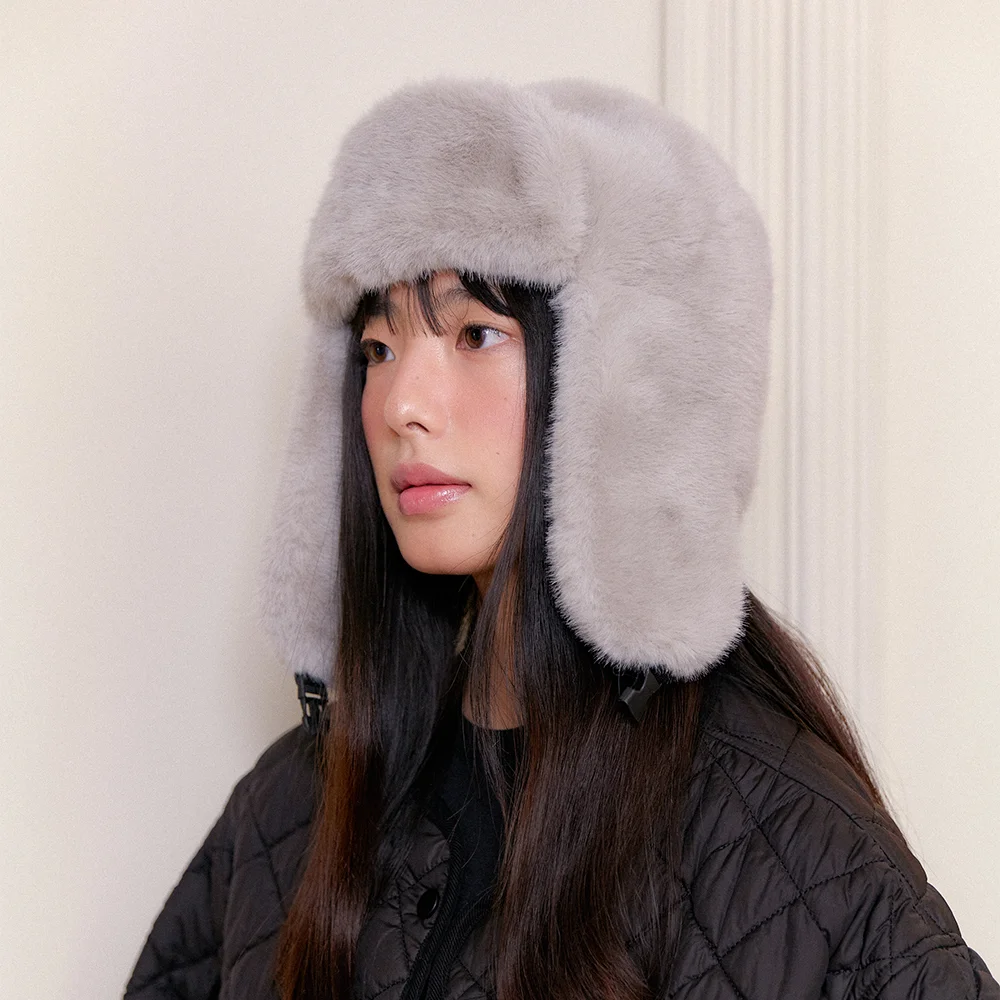 FAKE FUR VOLUME TROOPER HAT HA040