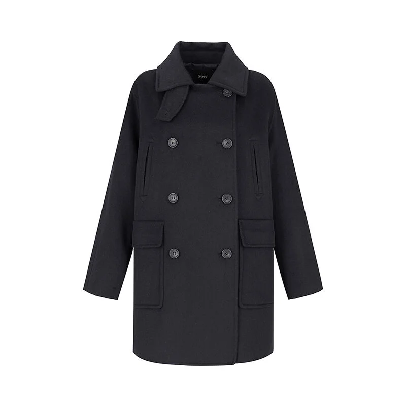 燈芯絨 衣領 Peacoat_YBBHCN3