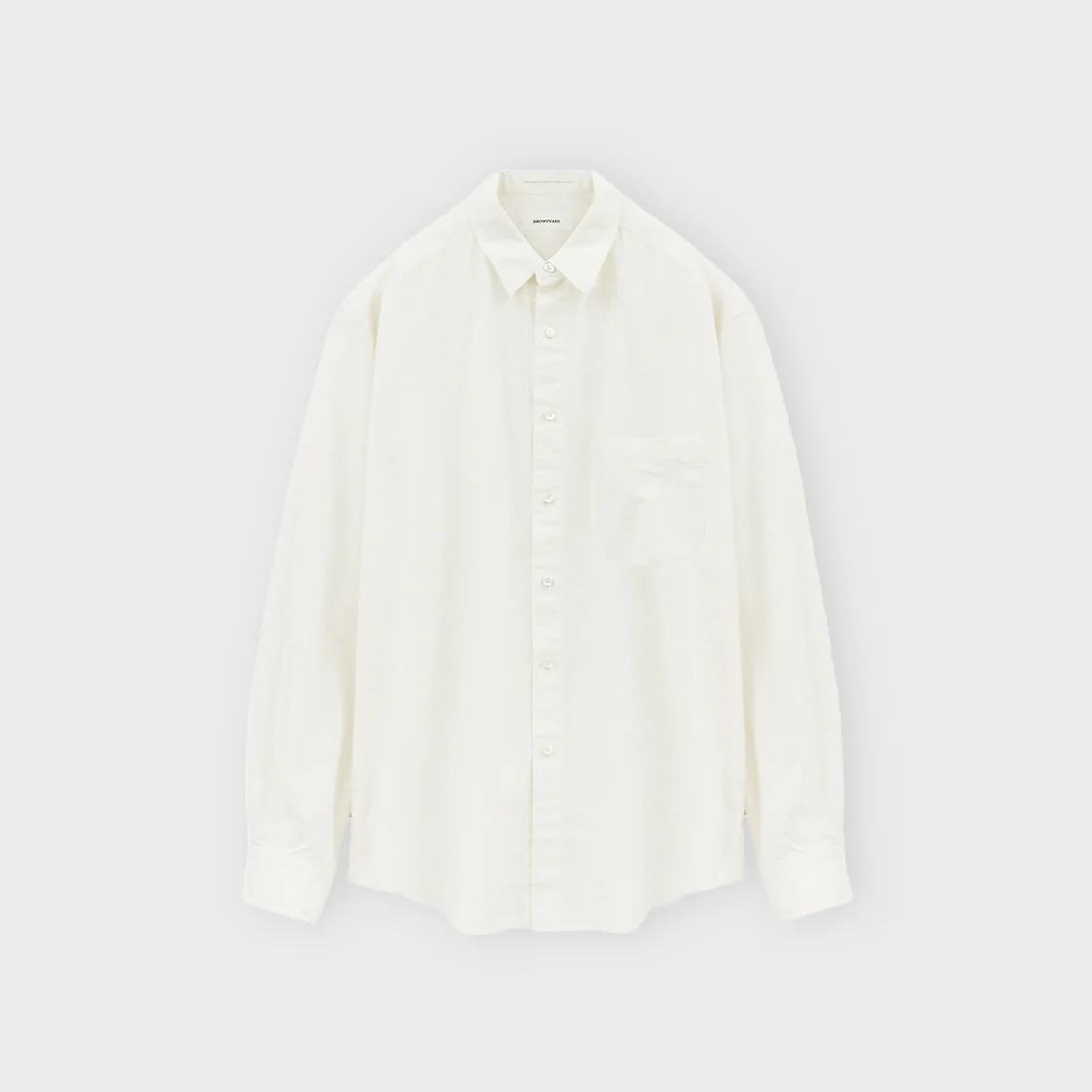 Washed Shirt, Ecru