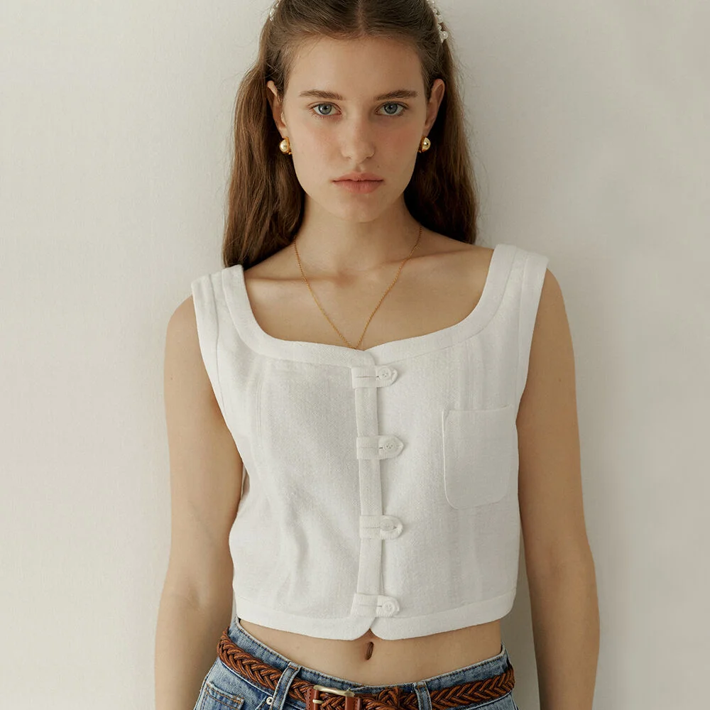 Milk top Pure White