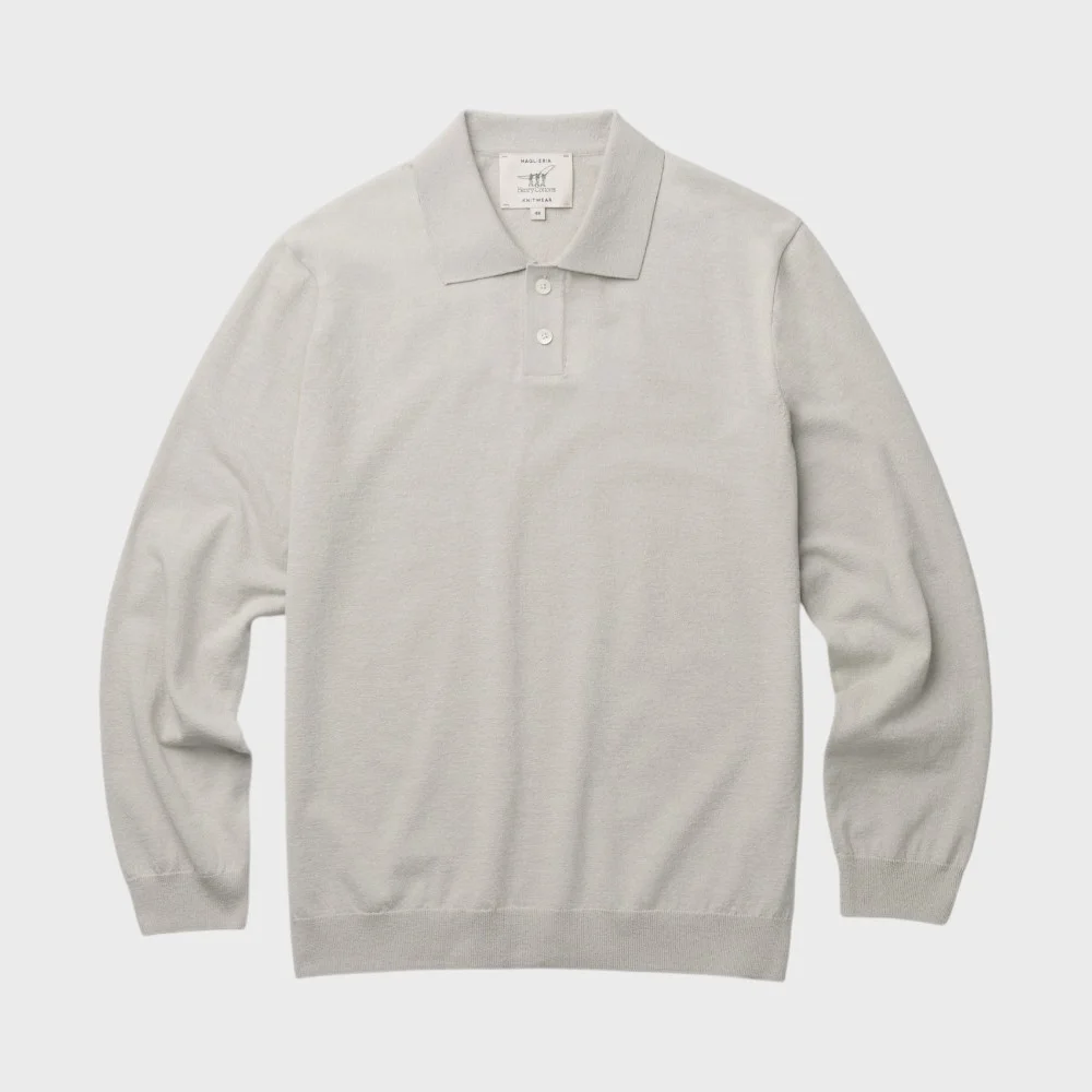 Polo 衣領 針織衫 AHWAS26601GYL
