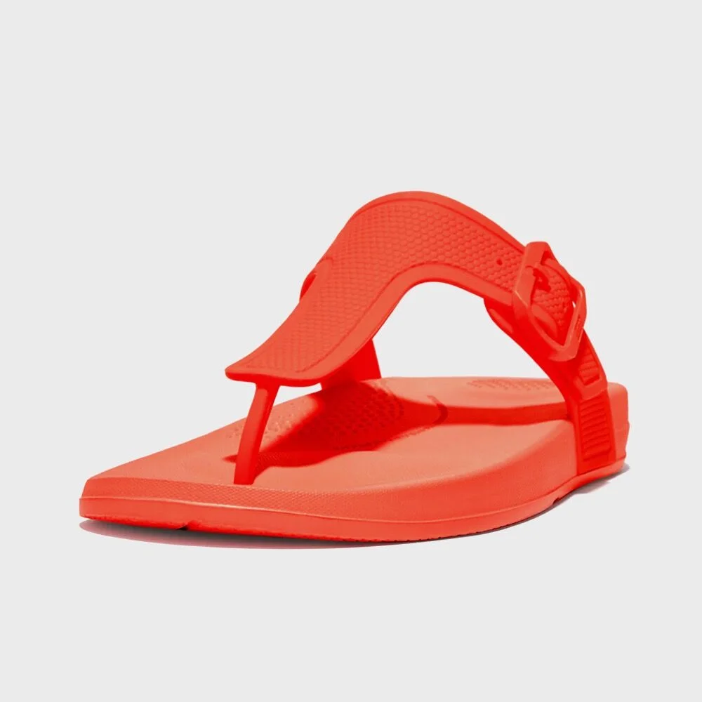 i-Cushion 扣環 人字拖 Neon Orange