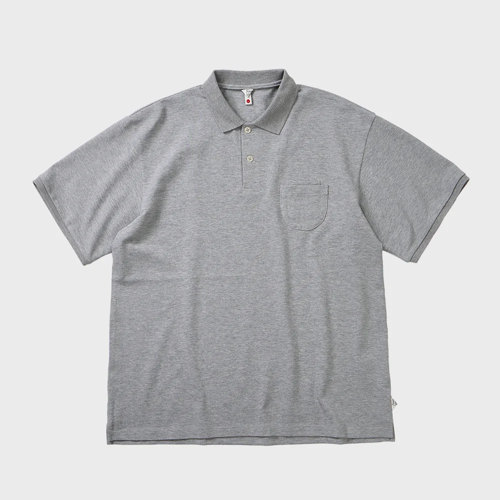 H/S POLO SHIRT GREY
