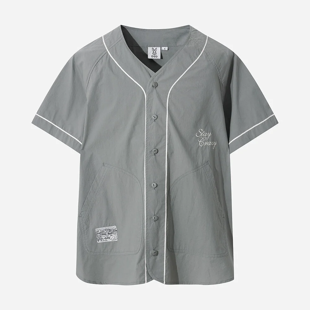 純棉 短 Kanta 襯衫(D.CHARCOAL GREY)