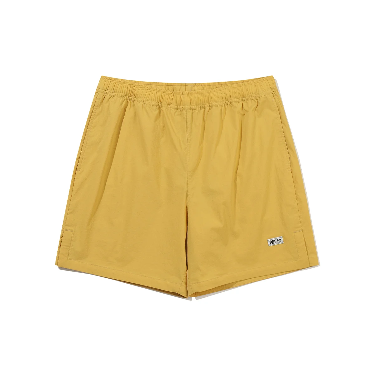 淺 涼感 3分 短褲 YELLOW