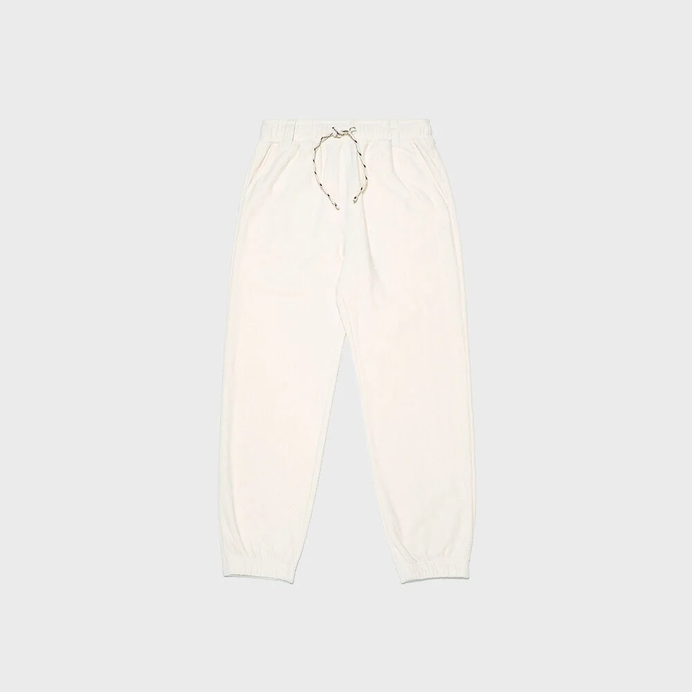 Kodacolor 毛圈布 微寬版型 束腳褲 女裝 IVORY