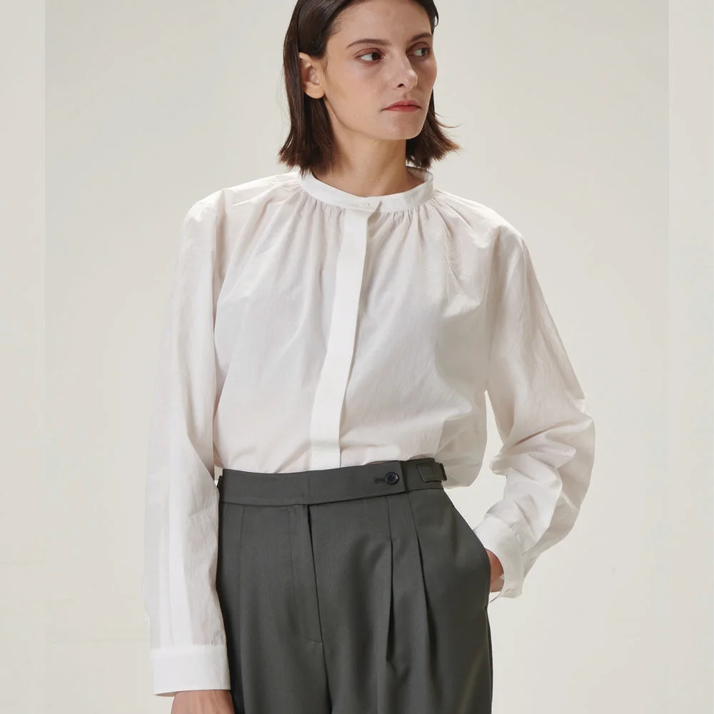 shirring shirt(wh)