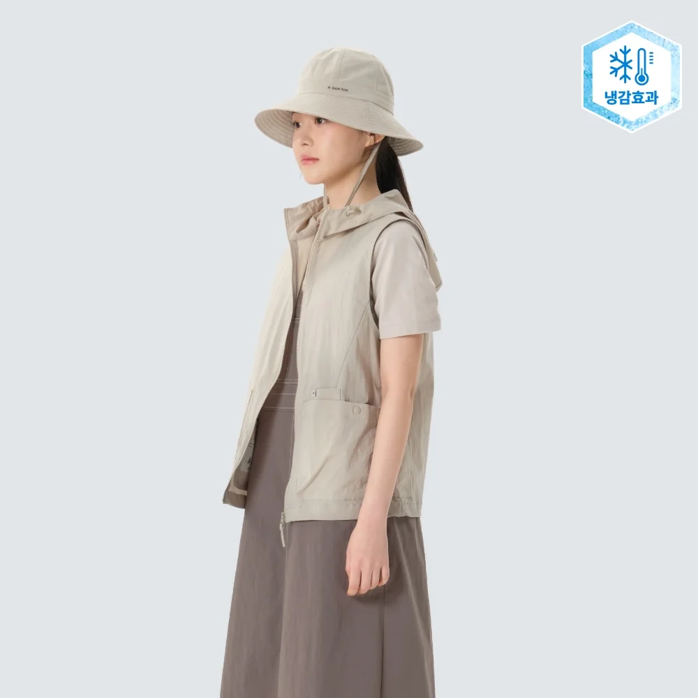 髮根 女裝 連帽衫 Light Beige (S26MWRVE65)
