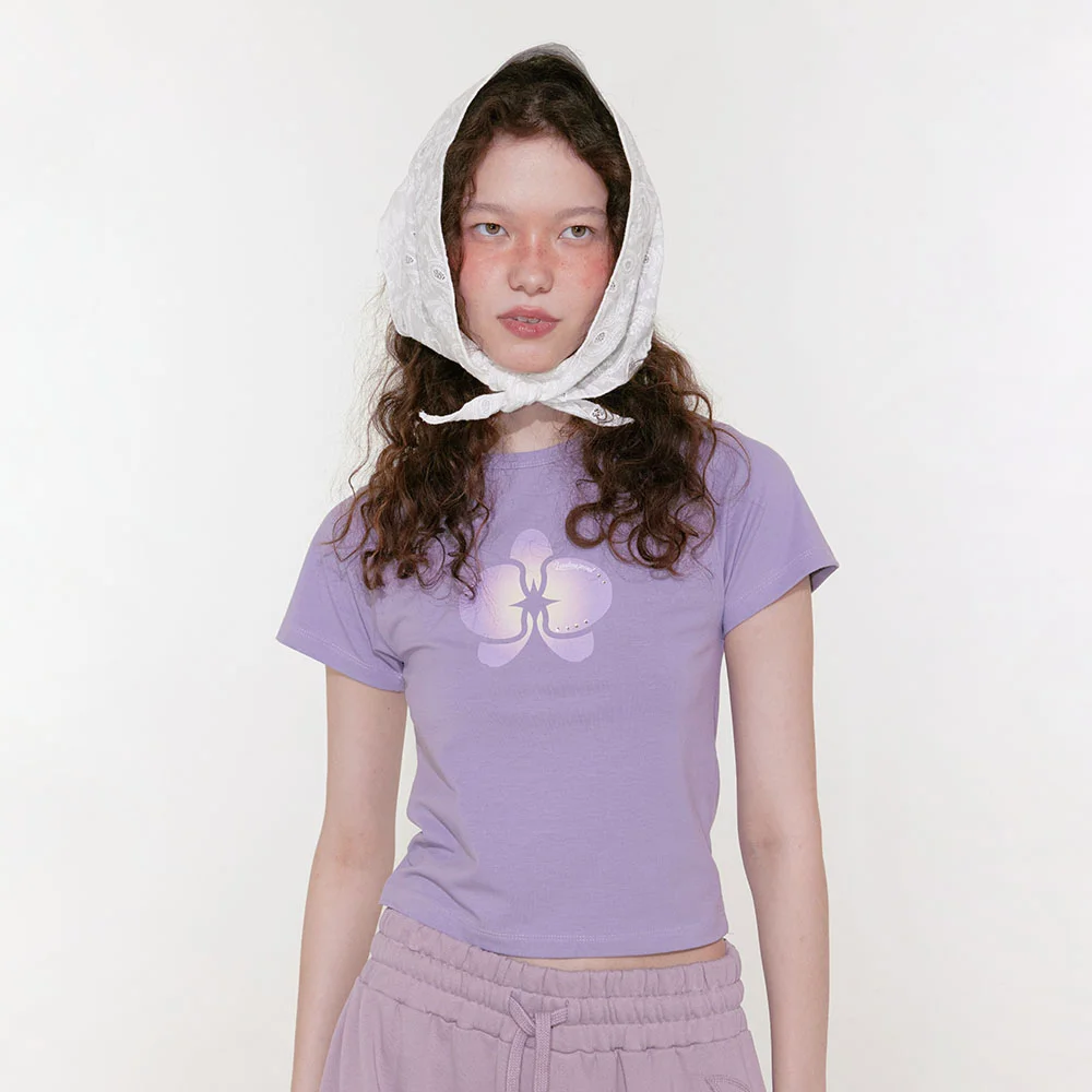 Orchid Cubic T-Shirt (Purple)