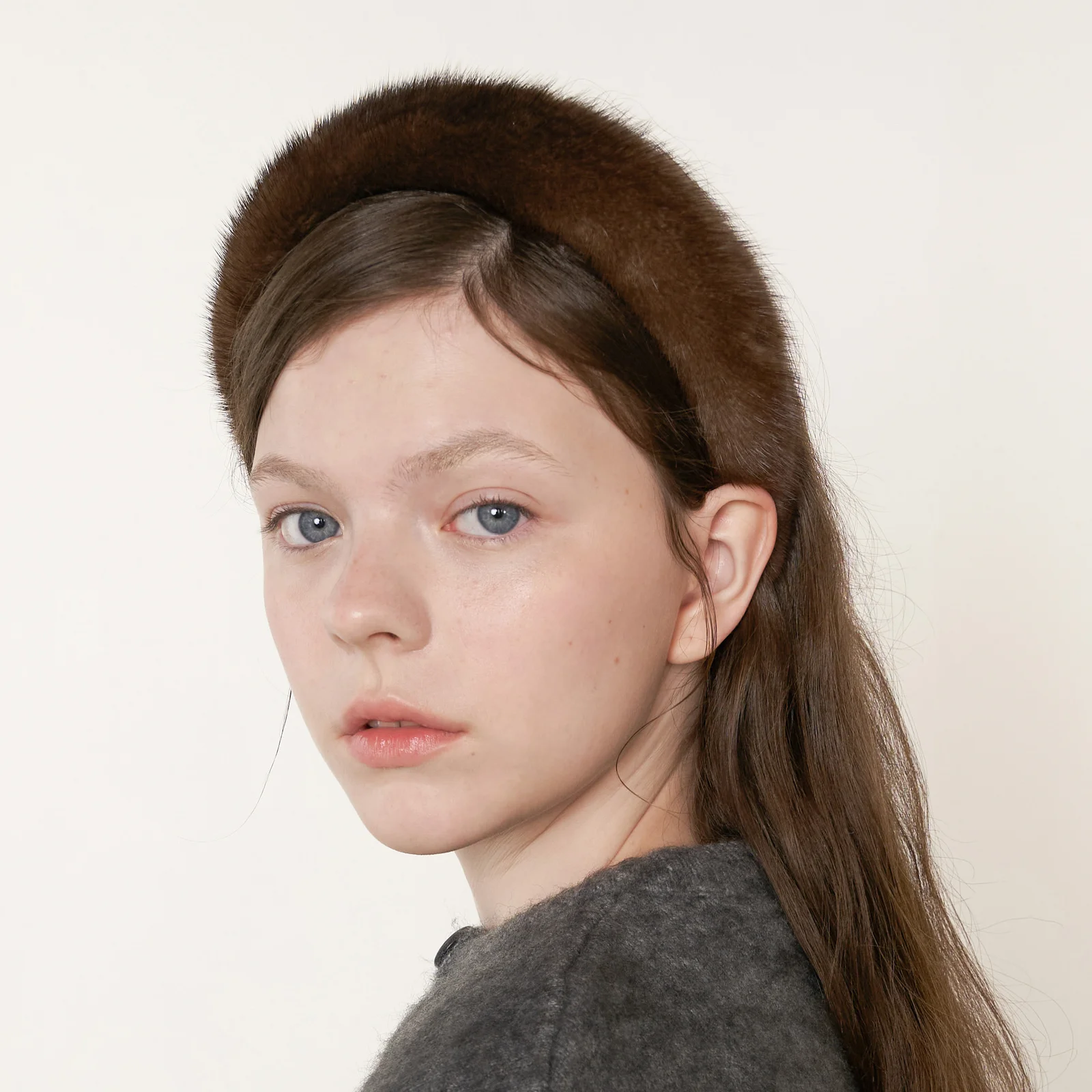 Mink Fur Band - Brown