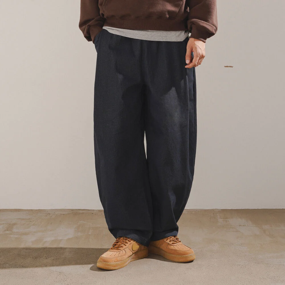 禮品 氣球 水洗 棉褲 海軍藍 JJLP2671