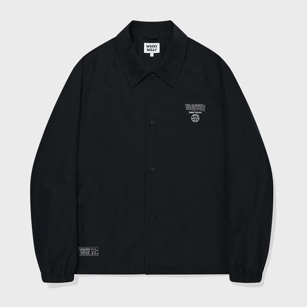 字體 Coach 外套 黑色