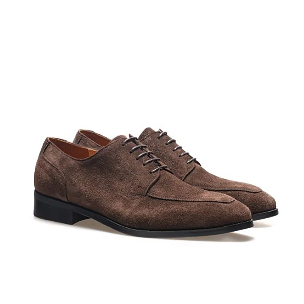 ALC1006 ADORE Y尖端 德比鞋 鞋_d.brown suede
