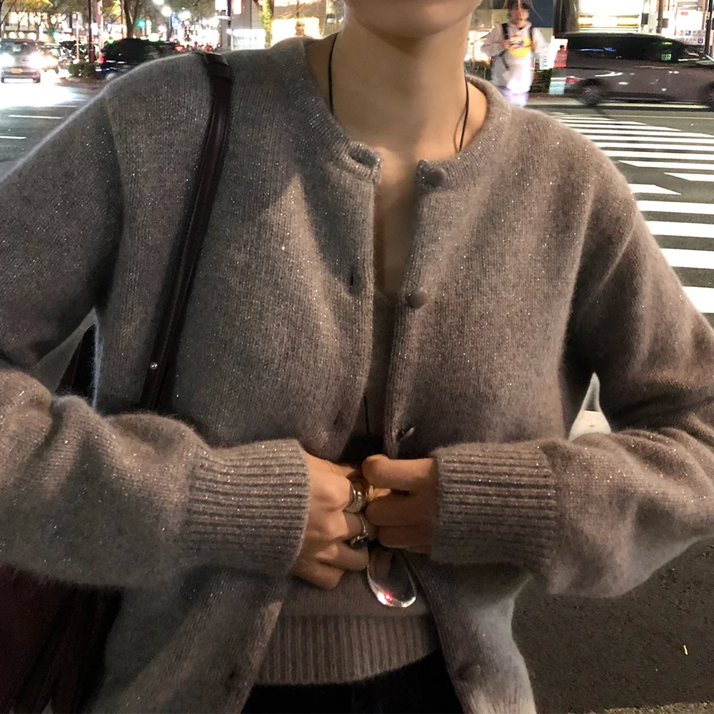 TWINKLE FOX CARDIGAN (GRAY)