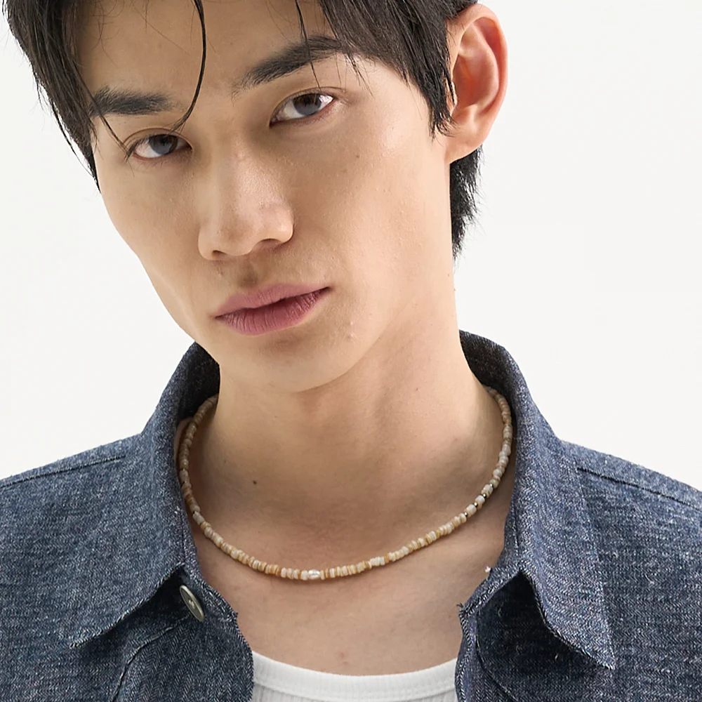 海洋 珍珠 扭結 Necklace_Natural CHELL