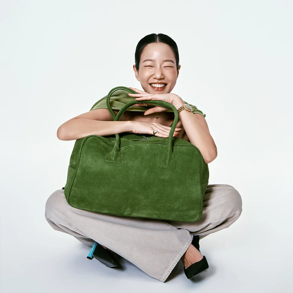 key BAG-suede olive