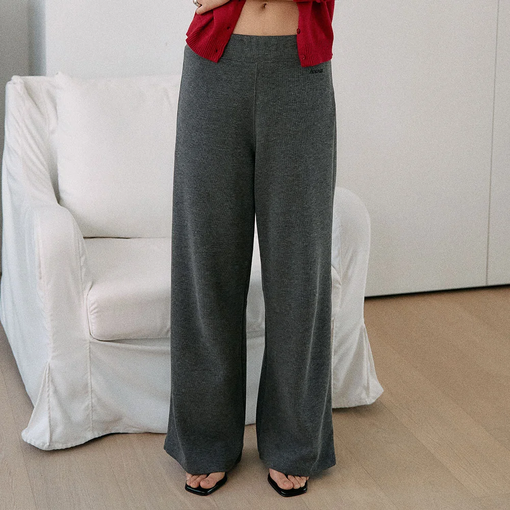 SOFT EASY PANTS (CHARCOAL)