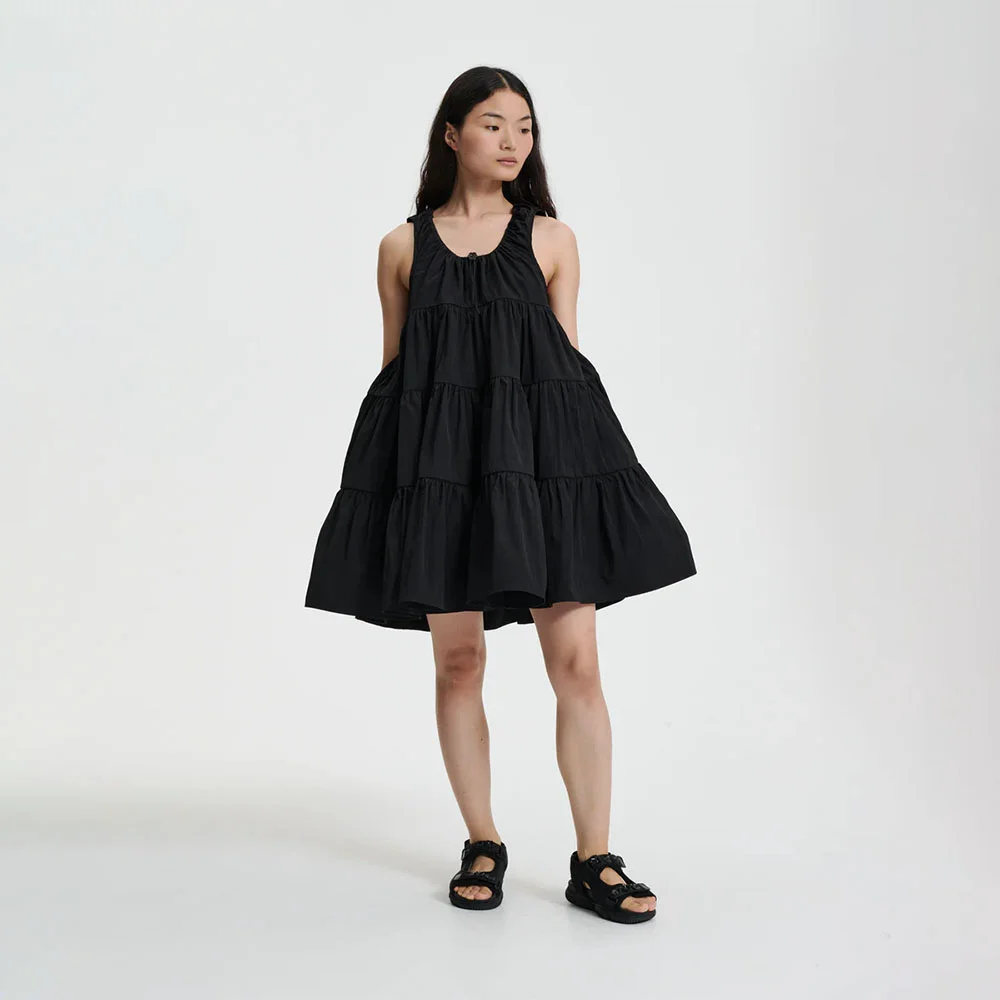 (W) AINO DRESS (BLACK)