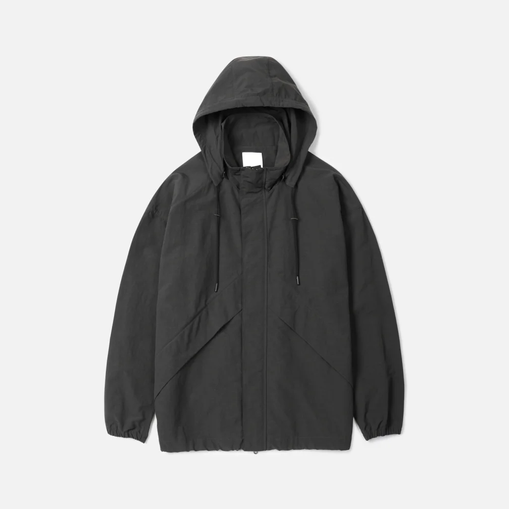 WINDPROOF HOODED JACKET GRAY (247)