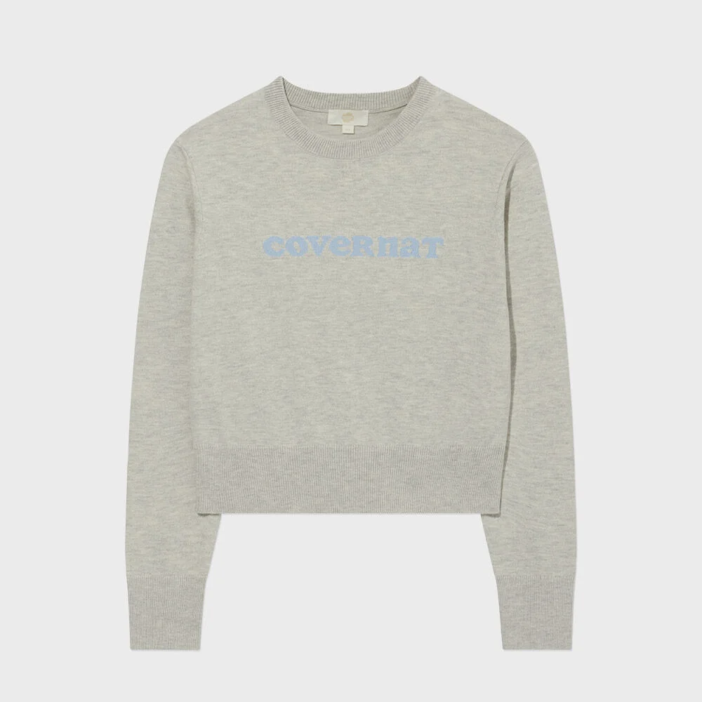 女裝 Cooper Logo 圓領 針織衫 Heather Gray