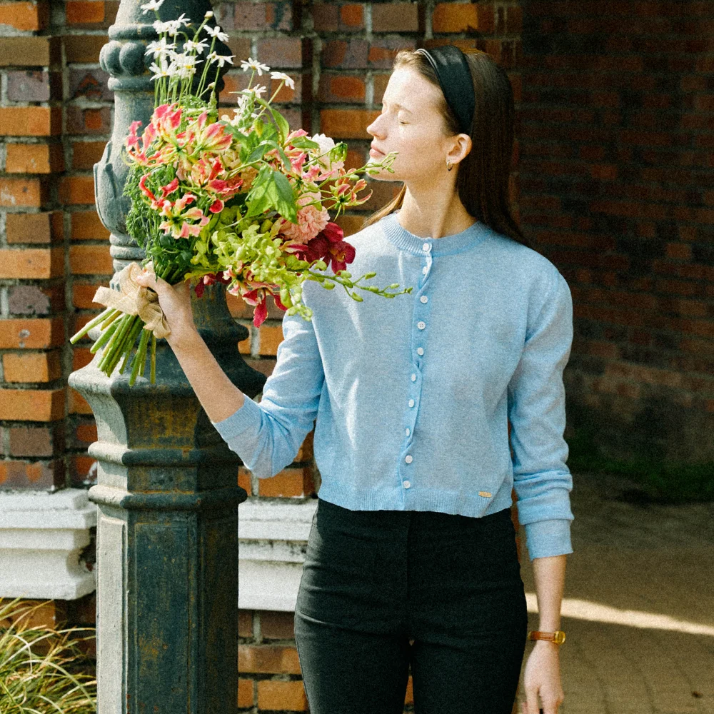 Enzo Cardigan Blue
