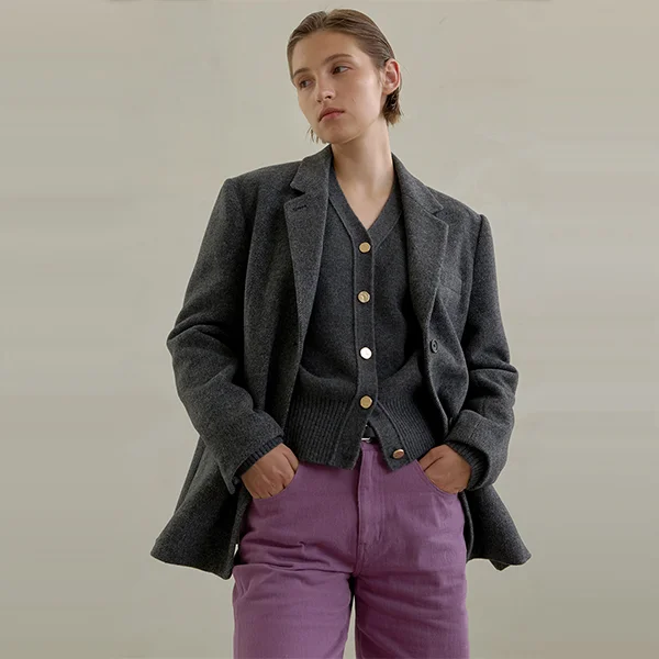 WOOL ONS SETUP MANISH JACKET (JK-2880)