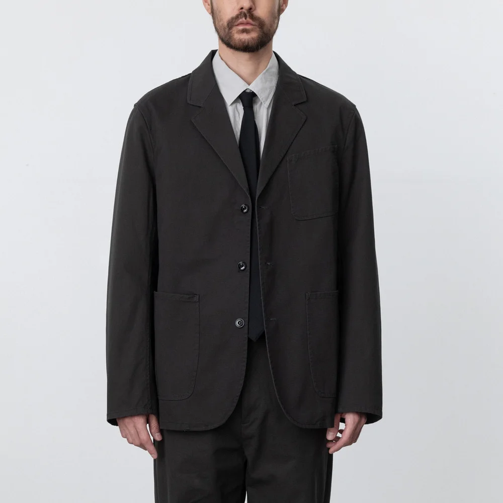 Washed Sports Jacket - Charcoal