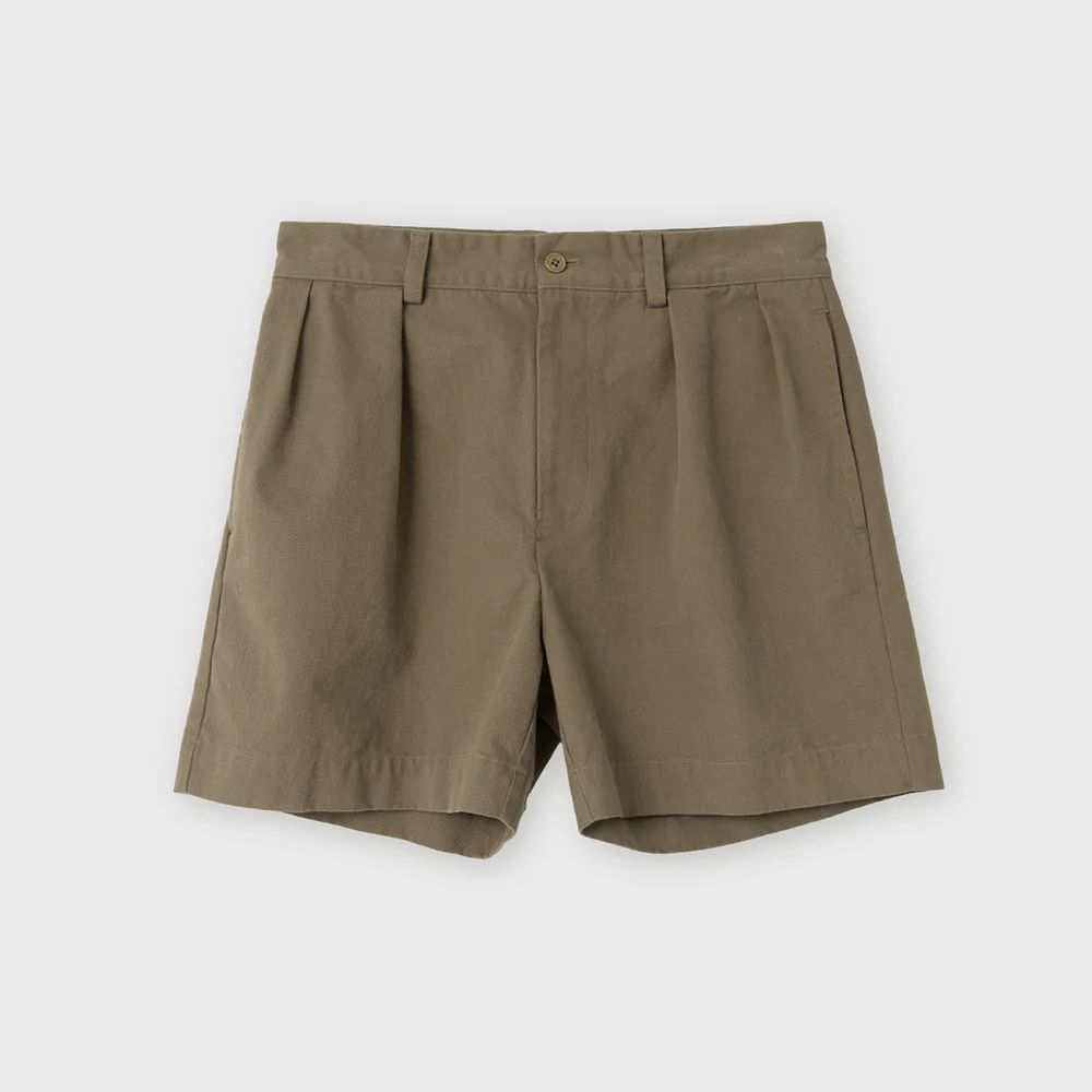 Vintage Cotton Shorts, Brown