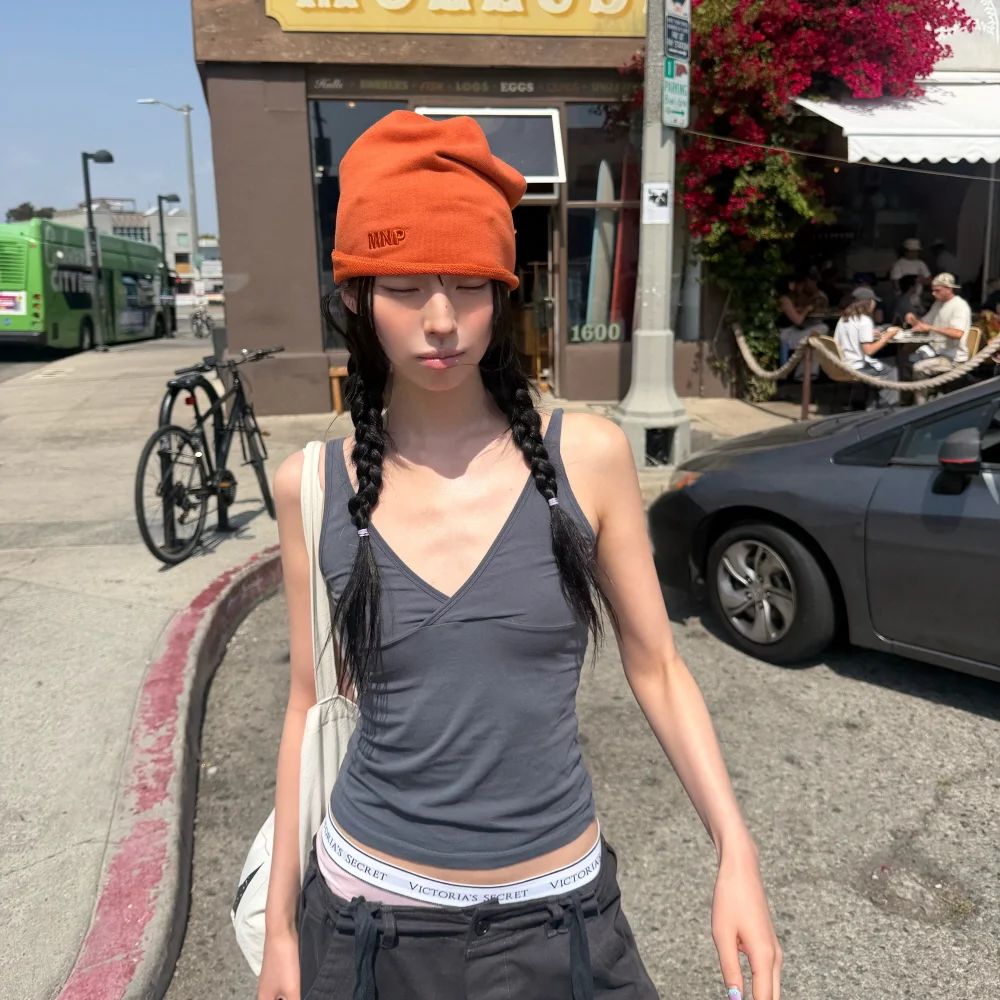 MNP LOGO BEANIE - ORANGE