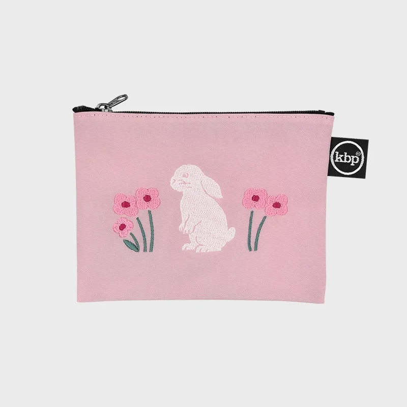 Grove Bunny 嬰兒 粉色 刺繡 化妝袋