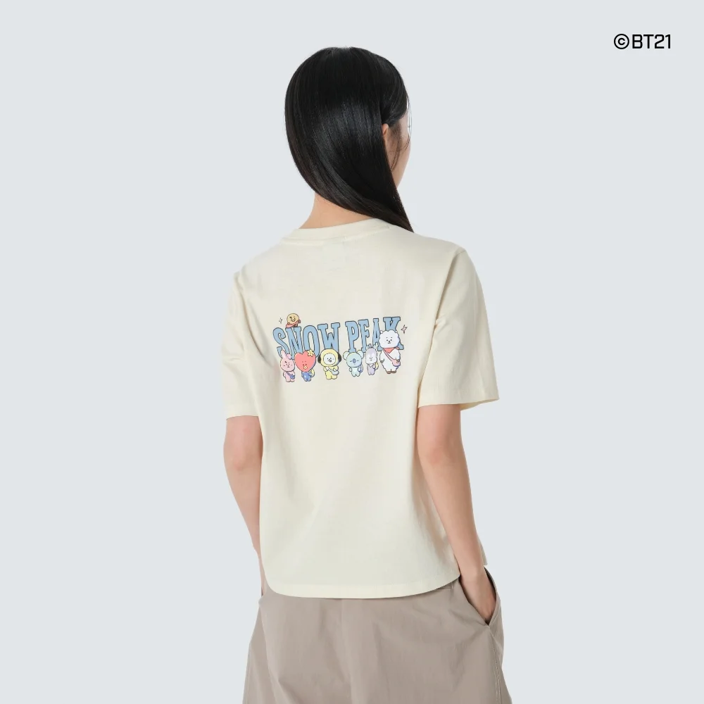 女裝 半短版 短袖 T恤 Pastel Yellow (S26MWFTS91)