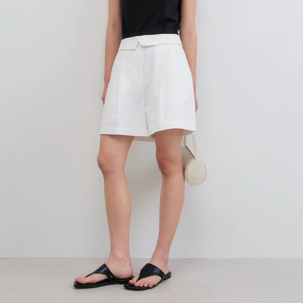 NOA CULOTTES SHORTS_WHITE