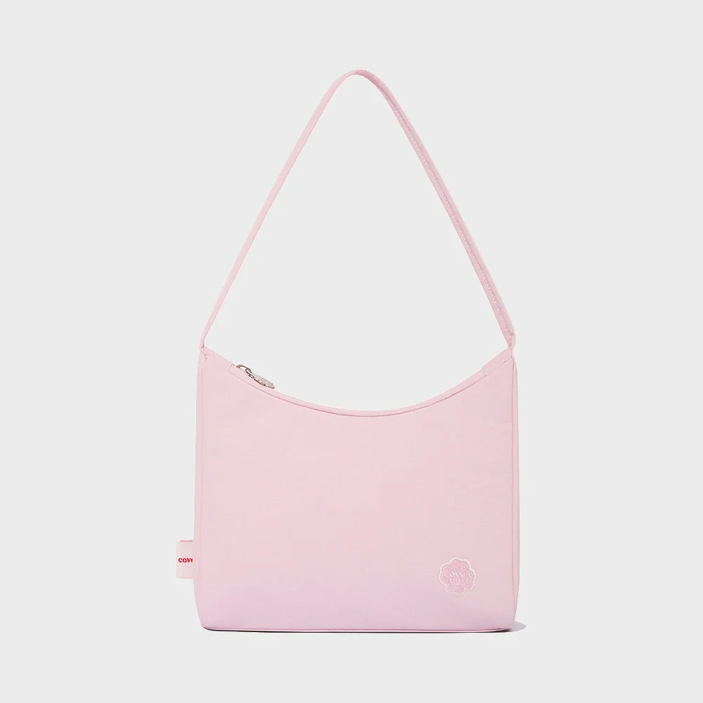 Cloverheart 尼龍 Hobo Bag Pink