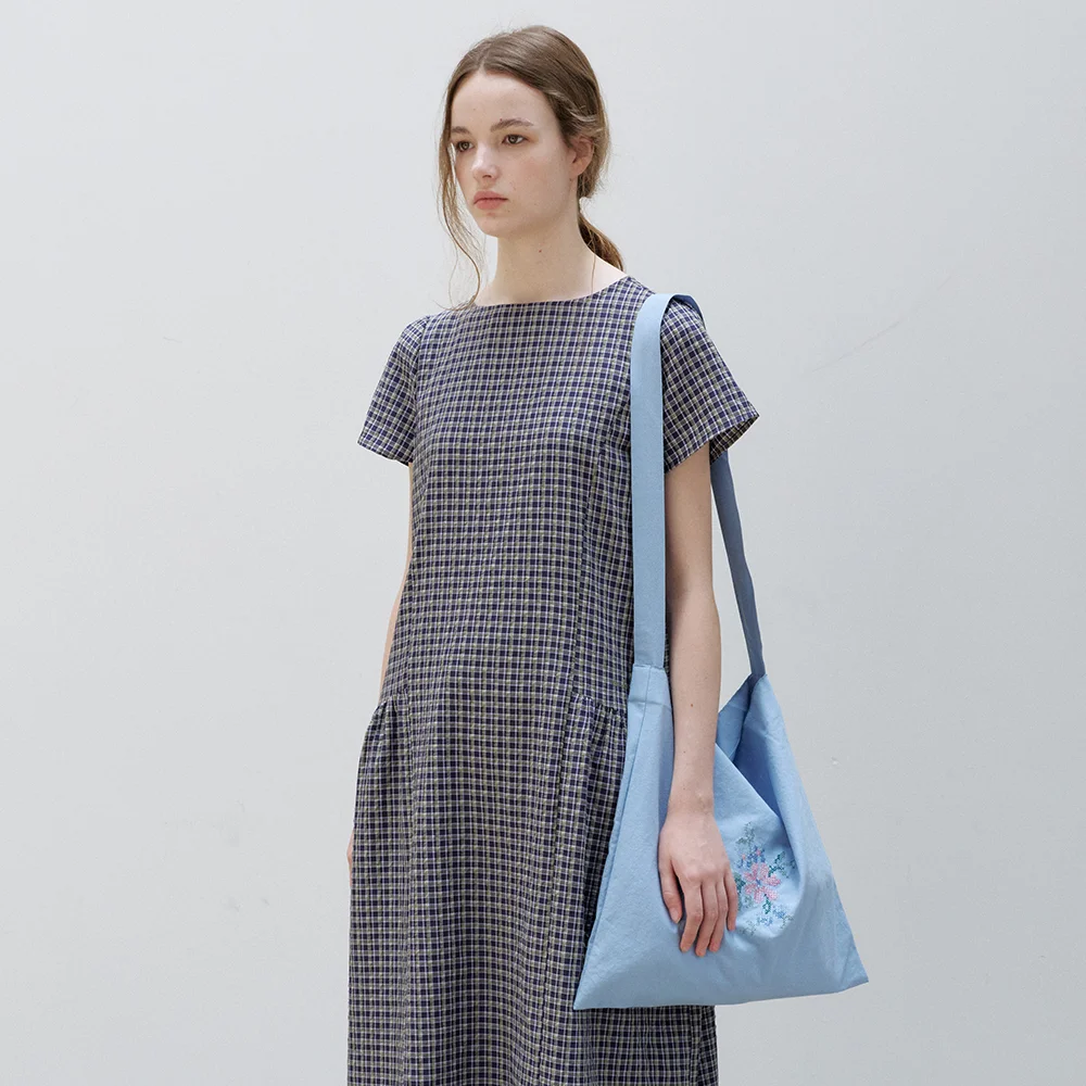 vanves cotton bag - vintage blue